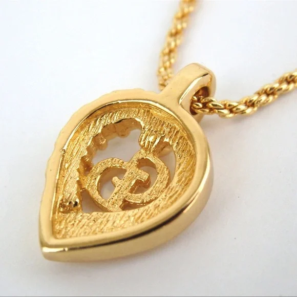 ❌SOLD❌ EUC Authentic Christian Dior Necklace with Rhinestone - Picture 2 of 6